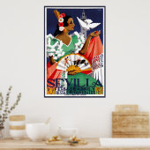 Sevilla Andalusien Poster (Küche)