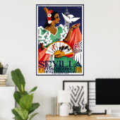 Sevilla Andalusien Poster (Heimbüro)