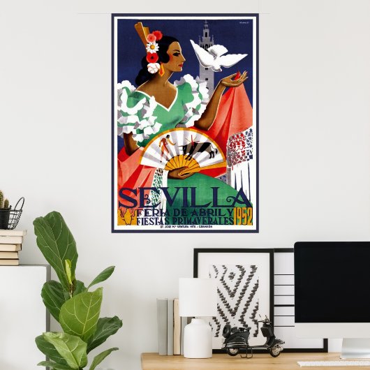 Sevilla Andalusien Poster (Heimbüro)