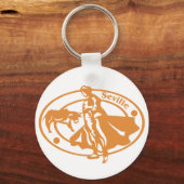 Sevilla-Briefmarke Schlüsselanhänger (Vorderseite)