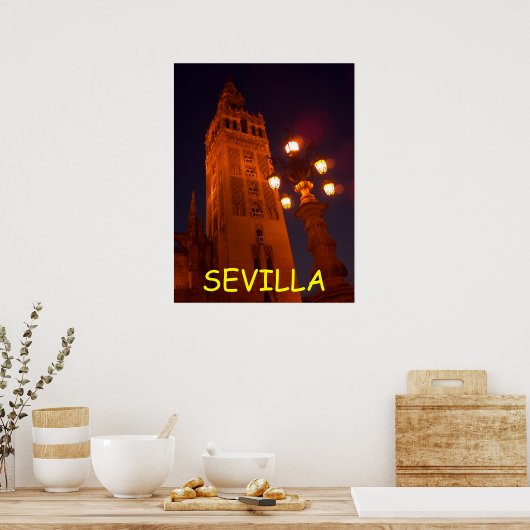 Sevilla Catedral-Spain Poster (Küche)