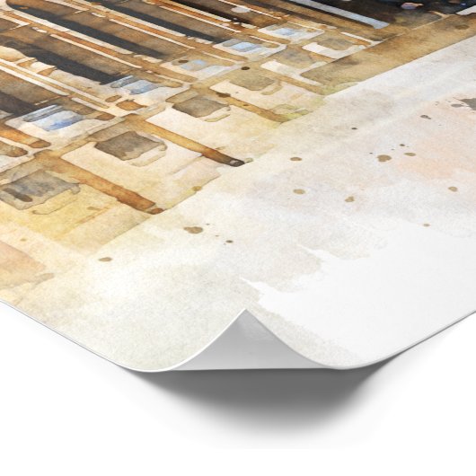 Sevilla - Das echte Spanien Postkarte Jigsaw Puzzl Poster (Ecke)