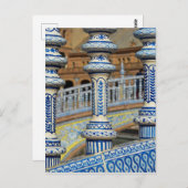 Sevilla Dekorative Details Postkarte (Vorne/Hinten)