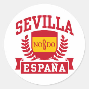 Sevilla Espana Runder Aufkleber
