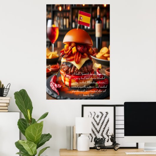 Sevilla Größe: Chorizo Sensation 24x36 Poster (Heimbüro)