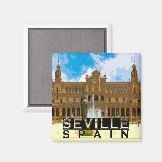 Sevilla Magnet (Vorderseite/Rückseite)