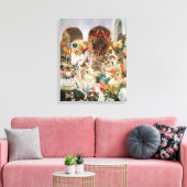 Sevilla (Öl auf Leinwand) Leinwanddruck (Insitu (Wohnzimmer))