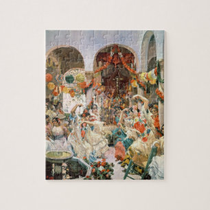 Sevilla (Öl auf Leinwand) Puzzle