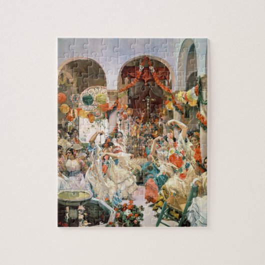 Sevilla (Öl auf Leinwand) Puzzle (Vertikal)