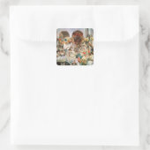 Sevilla (Öl auf Leinwand) Quadratischer Aufkleber (Tasche)