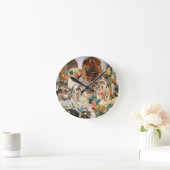 Sevilla (Öl auf Leinwand) Runde Wanduhr (Zuhause)