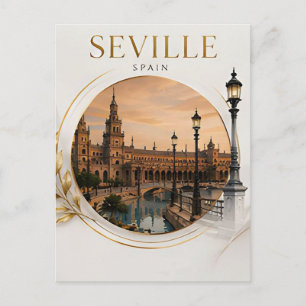 🌺 Sevilla Plaza De España Reise Spanien 🇪🇸 Postkarte