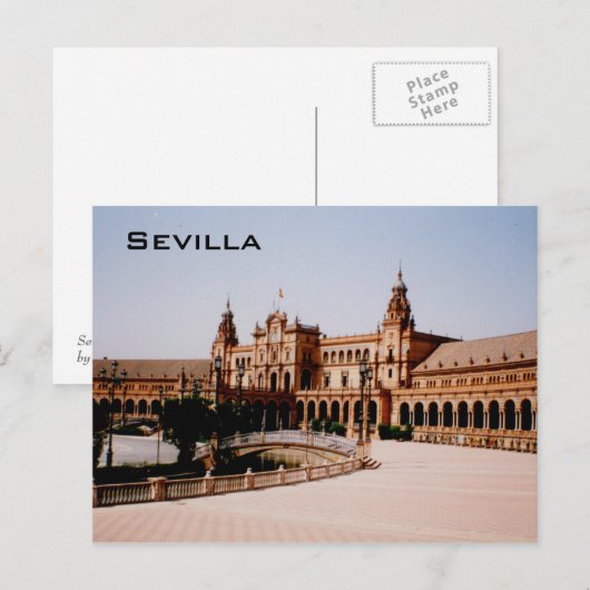 Sevilla Postkarte (Vorne/Hinten)