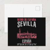 Sevilla Postkarte (Vorne/Hinten)