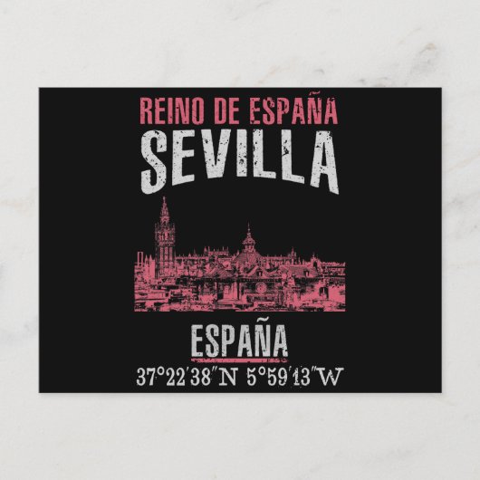 Sevilla Postkarte (Vorderseite)