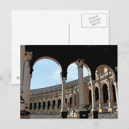 Sevilla Postkarte (Vorne/Hinten)