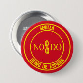Sevilla Round Emblem Button (Vorne & Hinten)