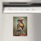 Sevilla Spain Flamenco Dancer Magnet (In Situ (Geschirrspüler))