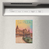 Sevilla Spain Plaza de Espana Magnet (In Situ (Geschirrspüler))