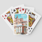 Sevilla Spanien Architektur Spielkarten (Rückseite)