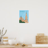 Sevilla Spanien Art Vintage Poster (Küche)