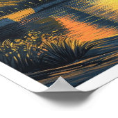 Sevilla Spanien Kunst, Dichtung und Musik Poster (Ecke)