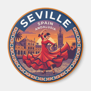 Sevilla Spanien Magnet