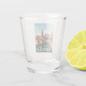 Sevilla Spanien Plaza de España Schnapsglas (Rückseite)