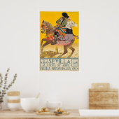 Sevilla Spanien Poster Spanische Wandkunst Reise (Küche)
