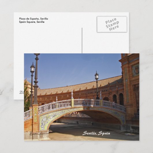 Sevilla, Spanien - Postkarte (Vorne/Hinten)