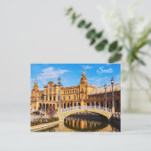 Sevilla Spanien Postkarte (Stehend Vorderseite)