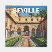 Sevilla Spanien Real Alcazar Magnet (Vorne)