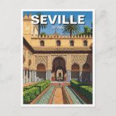 Sevilla Spanien Real Alcazar Postkarte (Vorderseite)