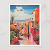 Sevilla Spanien Reise Ästhetik Postkarte (Vorderseite)