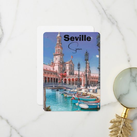 Sevilla Spanien Reise Postkarten Kunst, Spanien Re (Vorderseite/Rückseite Beispiel)