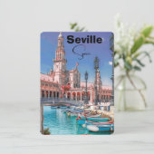 Sevilla Spanien Reise Postkarten Kunst, Spanien Re (Stehend Vorderseite)