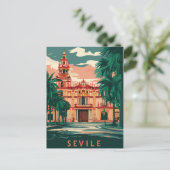 Sevilla Spanien Reisen Postkarte (Stehend Vorderseite)