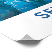 Sevilla Spanien Reisen Print Poster (Ecke)