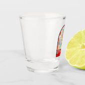 Sevilla Spanien - Retro Emblem Schnapsglas (Links)