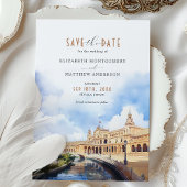 Sevilla Spanien Save the Date Plaza de España Einladung