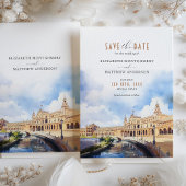 Sevilla Spanien Save the Date Plaza de España Einladung