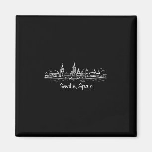 Sevilla Spanien Souvenirs Von Sevilla España Skyli Magnet