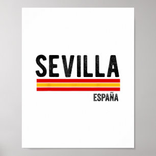 Sevilla Spanien Souvenirs Von Sevilla España Skyli Poster