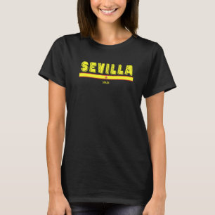 Sevilla Spanien  Spanische Flagge Espana Touristen T-Shirt