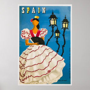 Sevilla Spanien Vintage-Reiseposter Poster