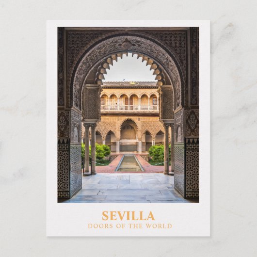 Sevilla, Türen der Welt, Reise-Postkarten Postkarte (Vorderseite)