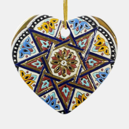 Sevilla-Verzierung Keramikornament (Vorne)