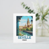 Sevilla Zeitlose Schönheit Andalusien Spanien Reis Postkarte (Stehend Vorderseite)