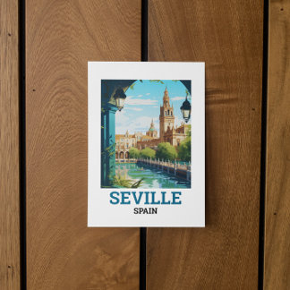 Sevilla Zeitlose Schönheit Andalusien Spanien Reis Postkarte