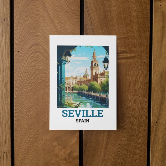 Sevilla Zeitlose Schönheit Andalusien Spanien Reis Postkarte